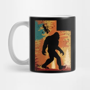 Bigfoot Retro Vintage Sasquatch Utah Mug